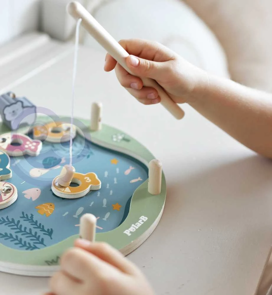 Viga Toys Viga Žaidimų Rinkinys – Medinė Žvejybos Žaidimas