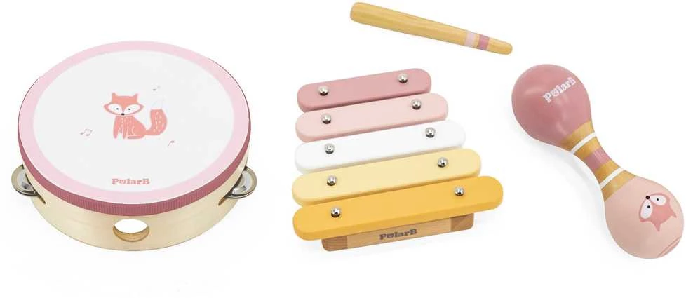 VIGA PolarB rožinis muzikinių instrumentų rinkinys