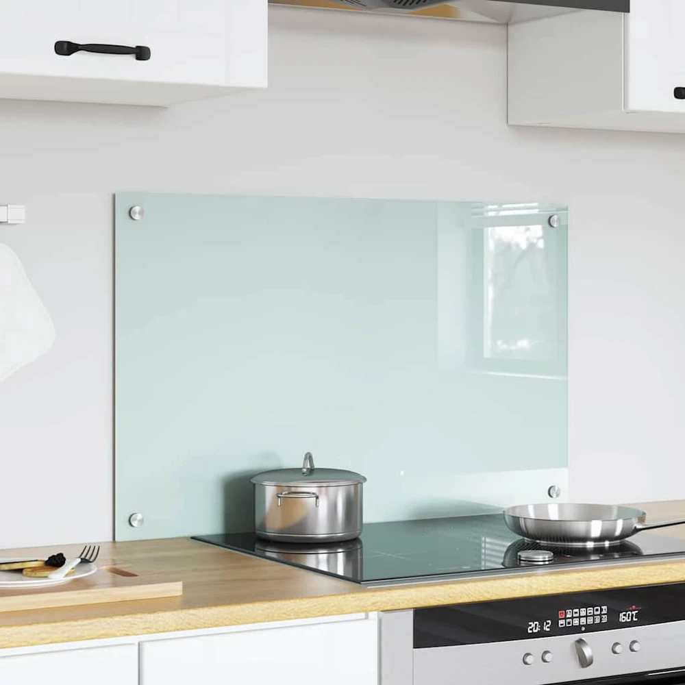 Virtuvės atbraila Pienas 80 x 50 cm grūdintas stiklas