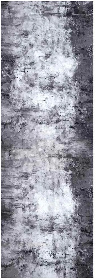 Virtuvės kilimas Pilka 180 x 60 cm Aksomas