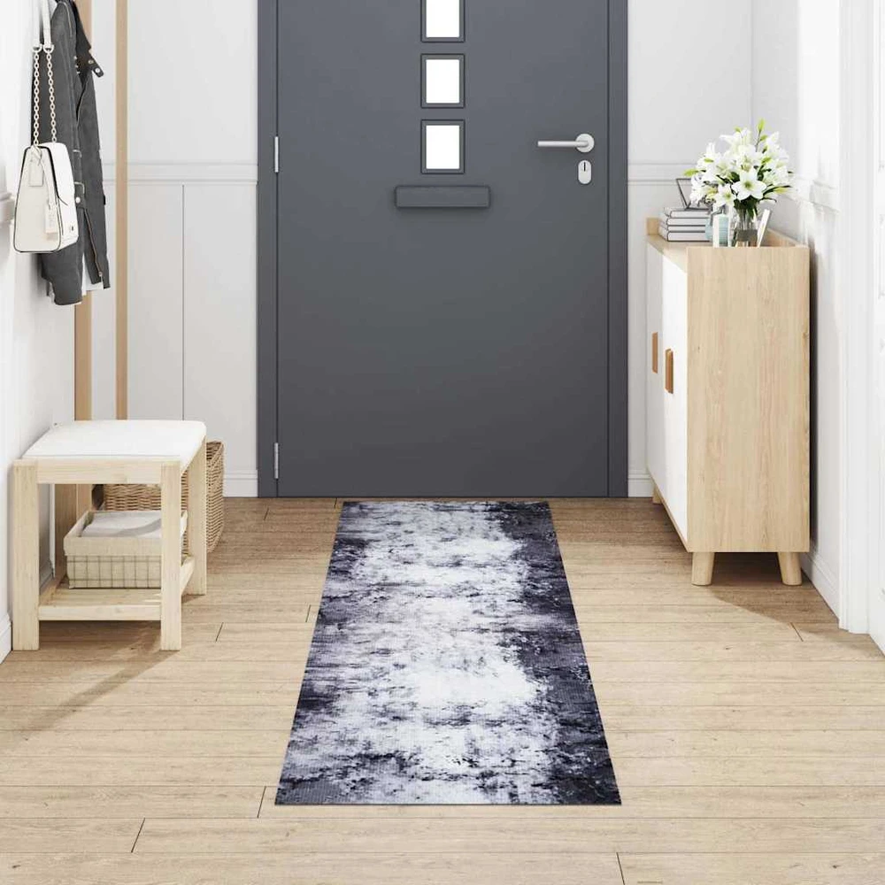 Virtuvės kilimas Pilka 300 x 60 cm Aksomas