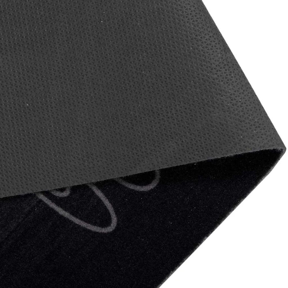Virtuvės kilimas Stalo įrankiai Juoda 150 x 45 cm Aksomas