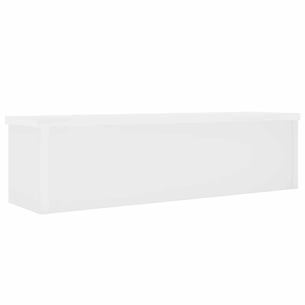 Virtuvės lentyna, sukraunama, baltas, 60x15x16cm, mediena