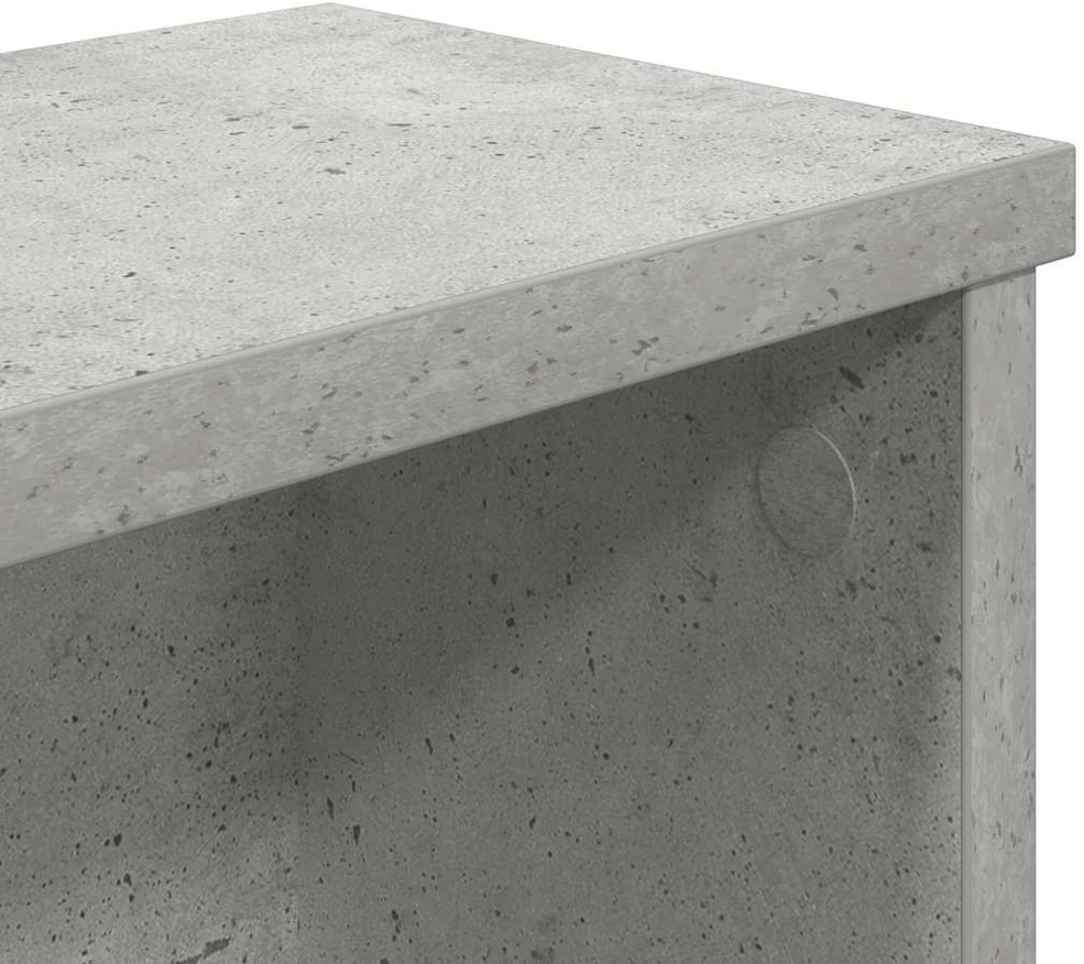 Virtuvės lentyna, sukraunama, betono, 60x15x16cm, mediena