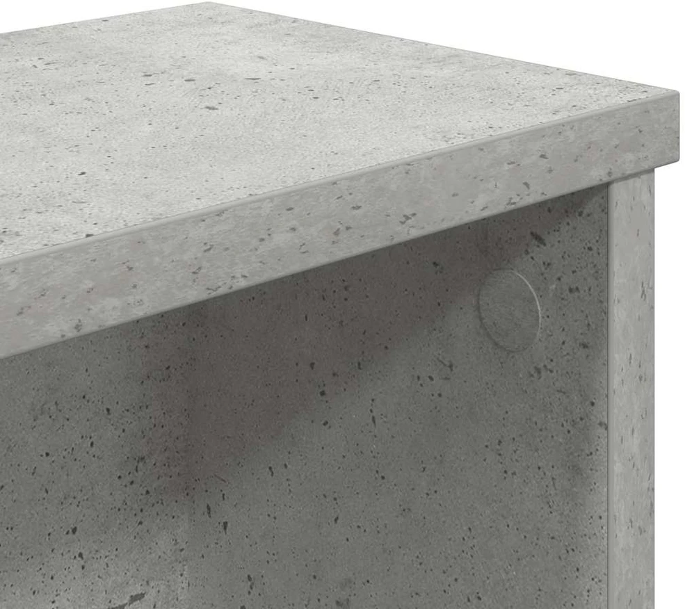 Virtuvės lentynos, sukraunamos, 2 vnt., betono, 50x15x16cm