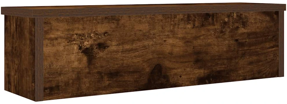 Virtuvės lentynos, sukraunamos, 2 vnt., dūminio, 60x15x16cm