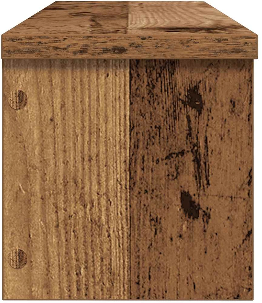 Virtuvės lentynos, sukraunamos, 2 vnt., medienos, 60x15x16cm