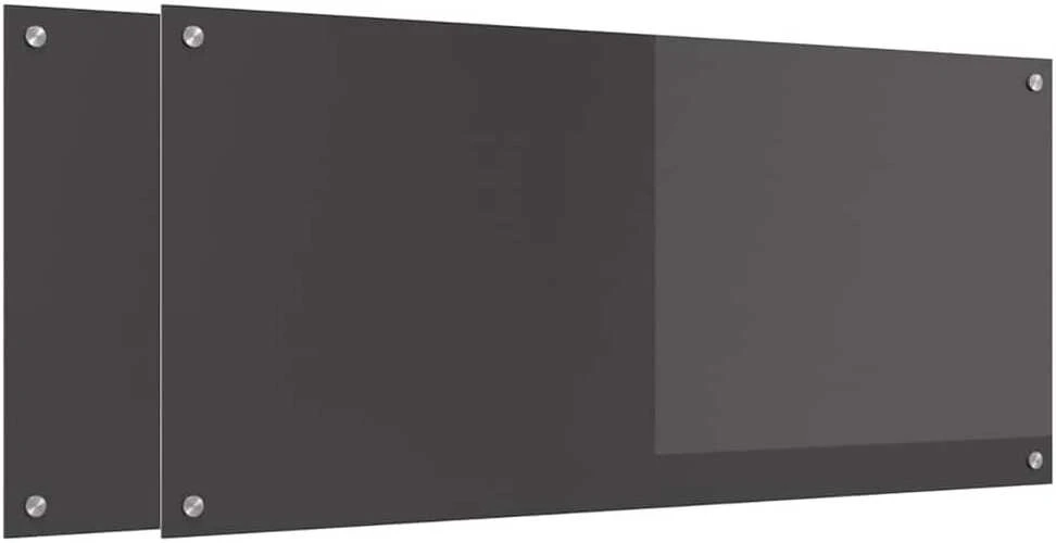 Virtuvės atbraila 2 vnt. Tamsiai pilka 110 x 50 cm