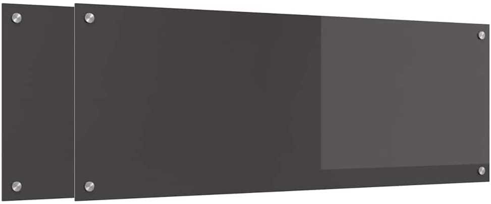 Virtuvės atbraila 2 vnt. Tamsiai pilka 110 x 40 cm