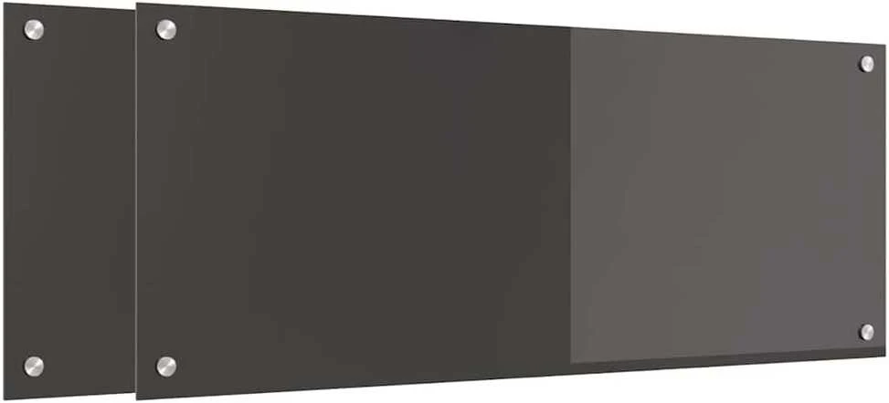 Virtuvės atbraila 2 vnt. Tamsiai pilka 100 x 40 cm