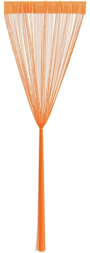 Virvelinės užuolaidos, 2vnt., 140x250cm, oranžinės spalvos