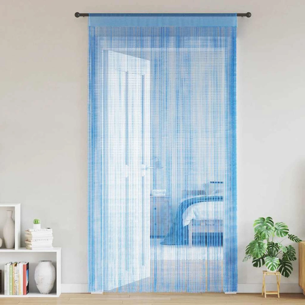 Virvelinės užuolaidos, 2vnt., 140x250cm, šviesiai mėlynos sp.