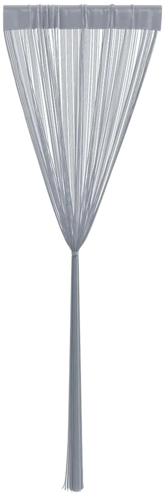 Virvelinės užuolaidos, 2vnt., 140x250cm, šviesiai pilkos sp.