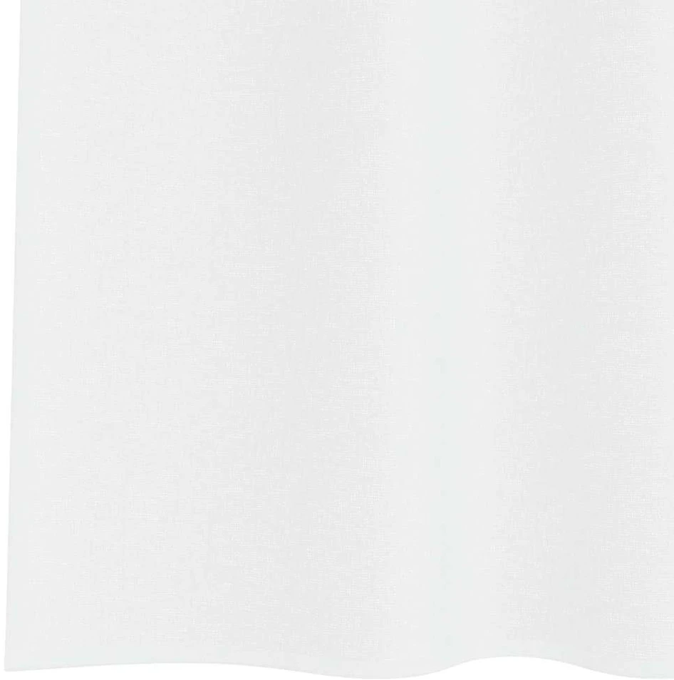 Voile Užuolaida 2 vnt. Balta 175 x 140 cm Poliesteris