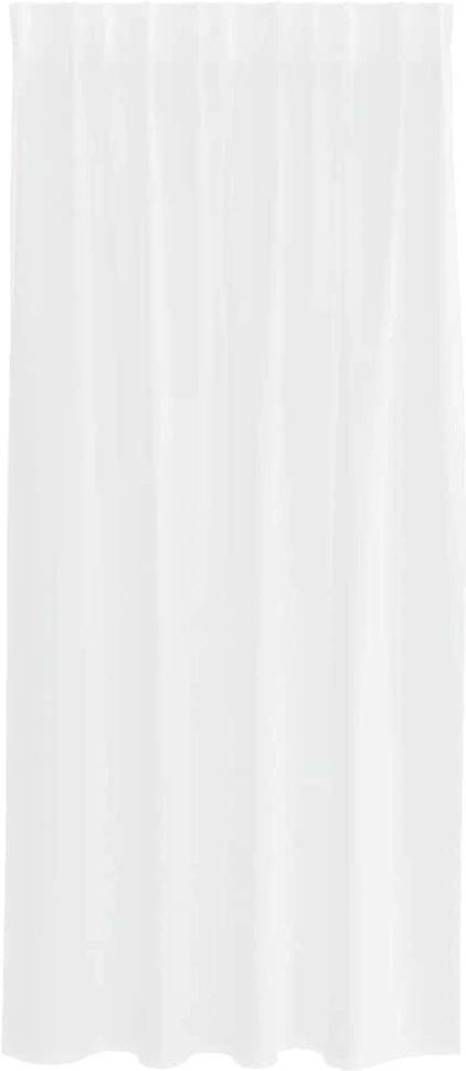 Voile Užuolaida 2 vnt. Balta 175 x 140 cm Poliesteris