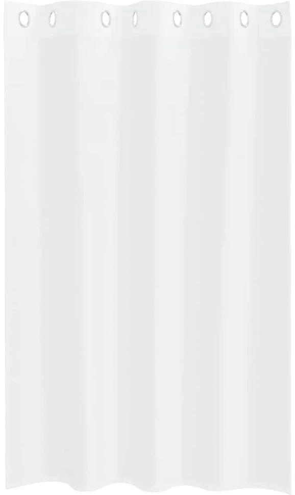 Voile Užuolaida 2 vnt. Balta 175 x 140 cm Poliesteris