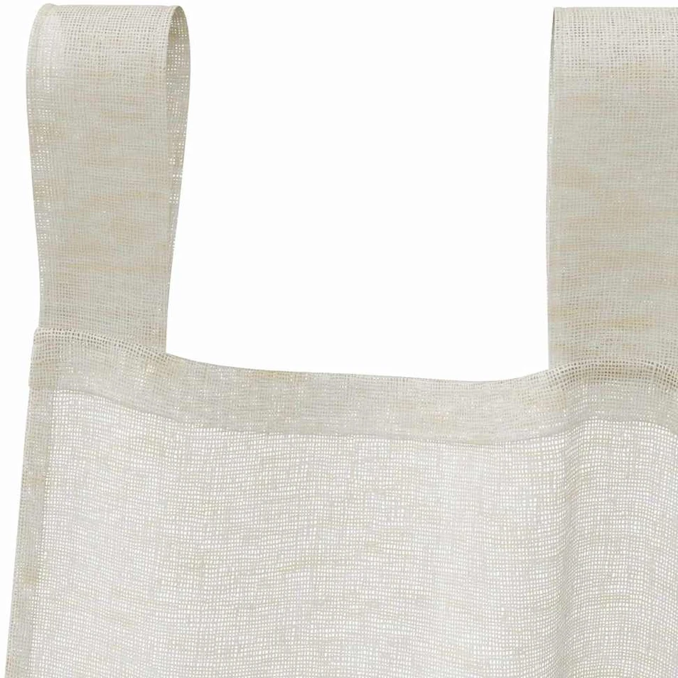 Voile Užuolaida 2 vnt. Kreminė 175 x 140 cm Poliesteris