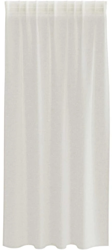 Voile Užuolaida 2 vnt. Kreminė 175 x 140 cm Poliesteris