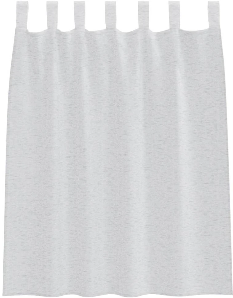 Voile Užuolaida 2 vnt. Šviesiai pilka 140 x 140 cm Poliesteris