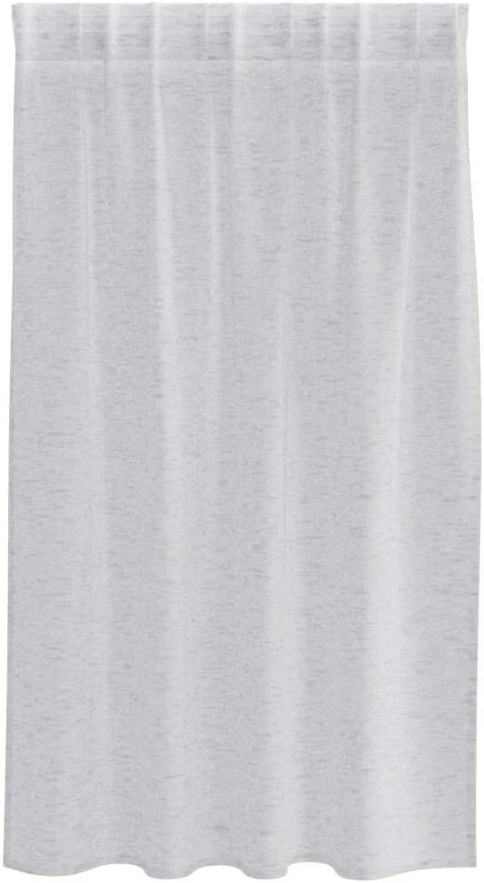 Voile Užuolaida 2 vnt. Šviesiai pilka 140 x 140 cm Poliesteris