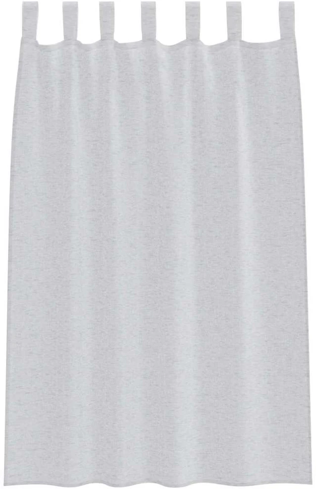Voile Užuolaida 2 vnt. Šviesiai pilka 175 x 140 cm Poliesteris