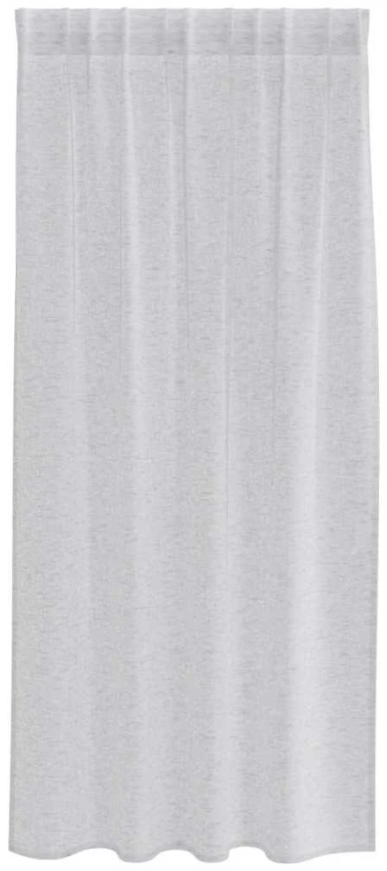 Voile Užuolaida 2 vnt. Šviesiai pilka 175 x 140 cm Poliesteris