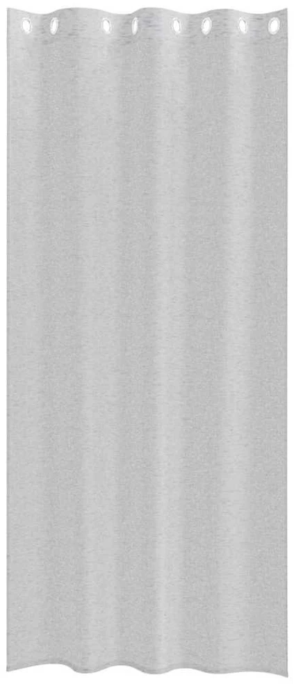 Voile Užuolaida 2 vnt. Šviesiai pilka 245 x 140 cm Poliesteris