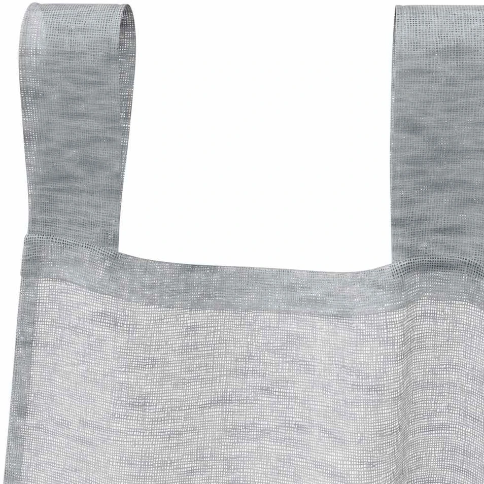 Voile Užuolaida 2 vnt. Tamsiai pilka 260 x 140 cm Poliesteris