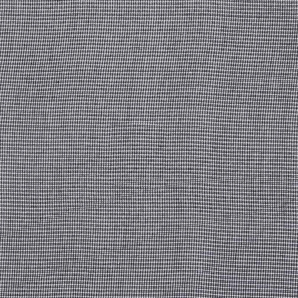 Voile užuolaidos su įvorėmis, 2vnt., juodos spalvos, 140x140cm