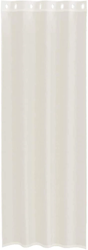 Voile užuolaidos su įvorėmis, 2vnt., kreminės, 140x300cm