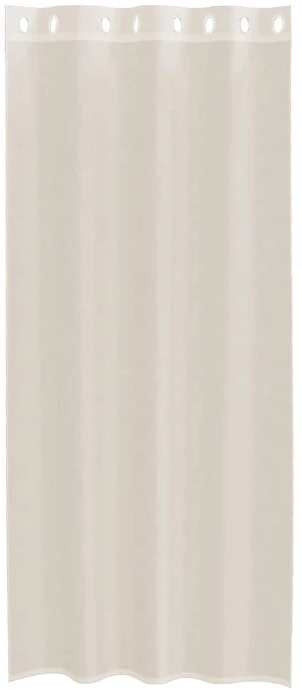Voile užuolaidos su įvorėmis, 2vnt., kreminės, 140x225cm