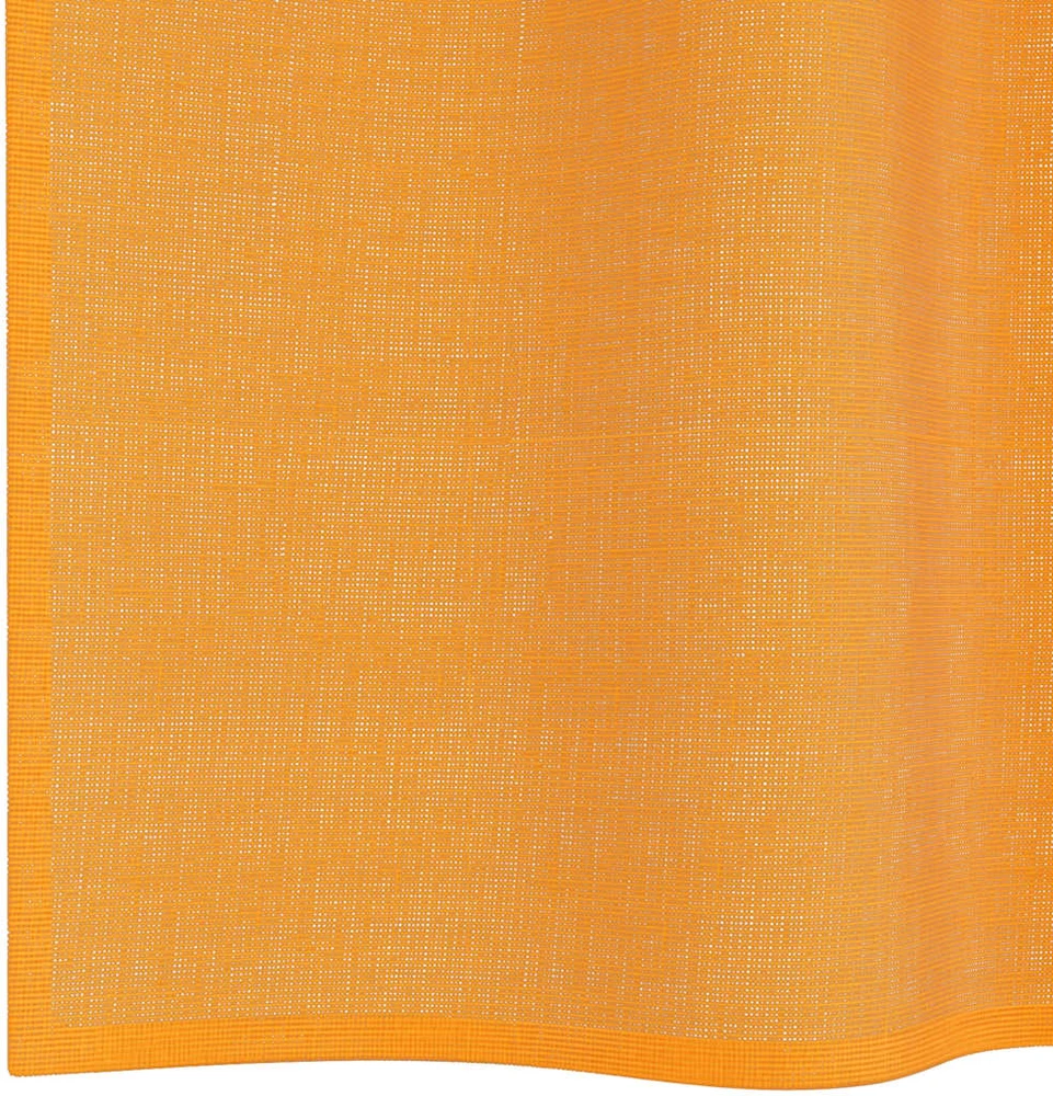 Voile užuolaidos su įvorėmis, 2vnt., oranžinis, 140x175cm