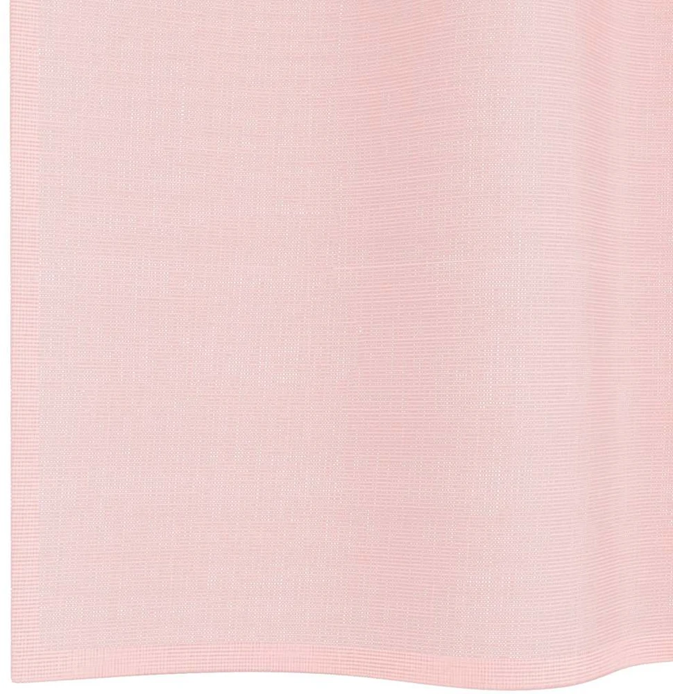 Voile užuolaidos su įvorėmis, 2vnt., šviesiai rožinė, 140x225cm