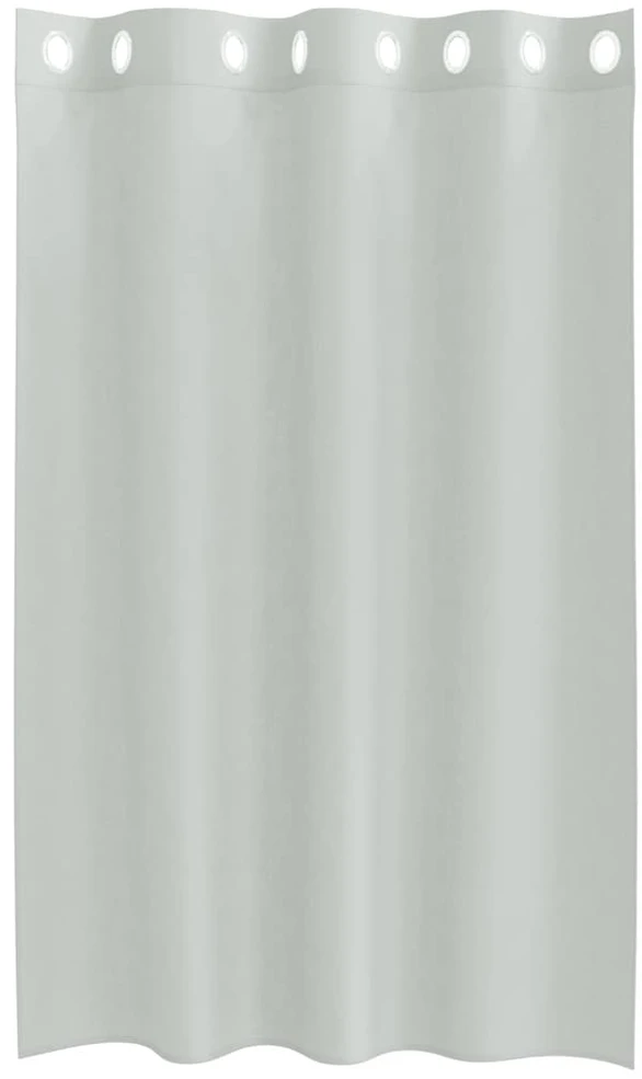 Voile užuolaidos su įvorėmis, 2vnt., šviesiai pilkas, 140x175cm