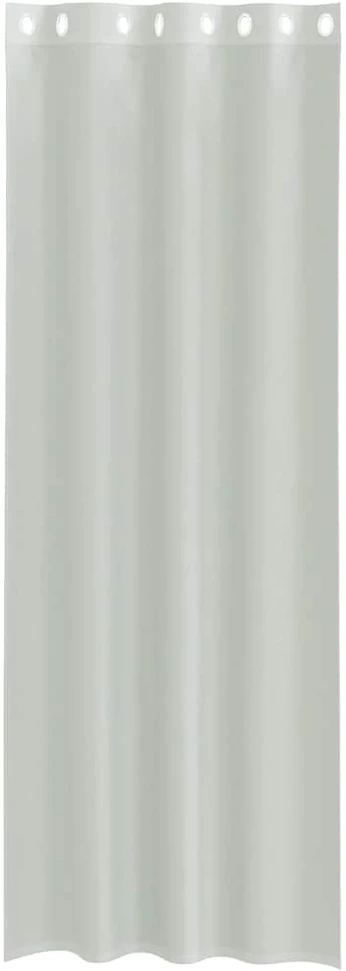 Voile užuolaidos su įvorėmis, 2vnt., šviesiai pilkas, 140x300cm