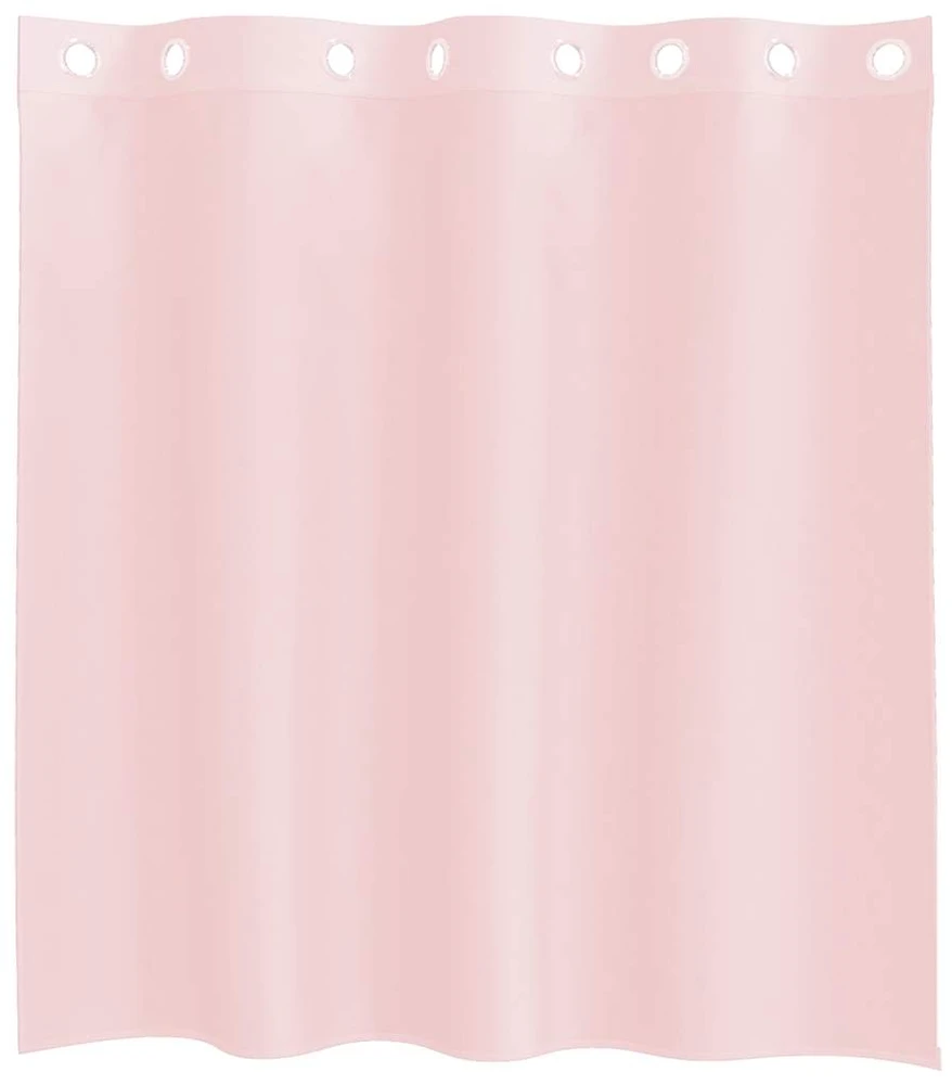 Voile užuolaidos su įvorėmis, 2vnt., šviesiai rožinė, 140x140cm