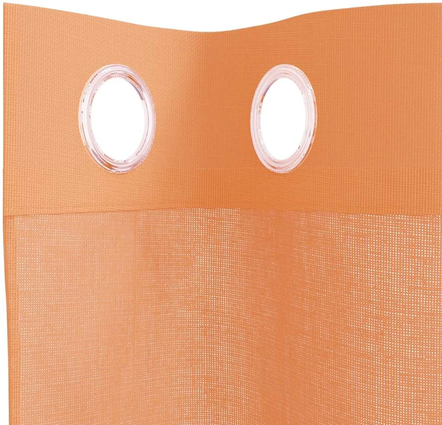 Voile užuolaidos su įvorėmis, 2vnt., terakota spalvos