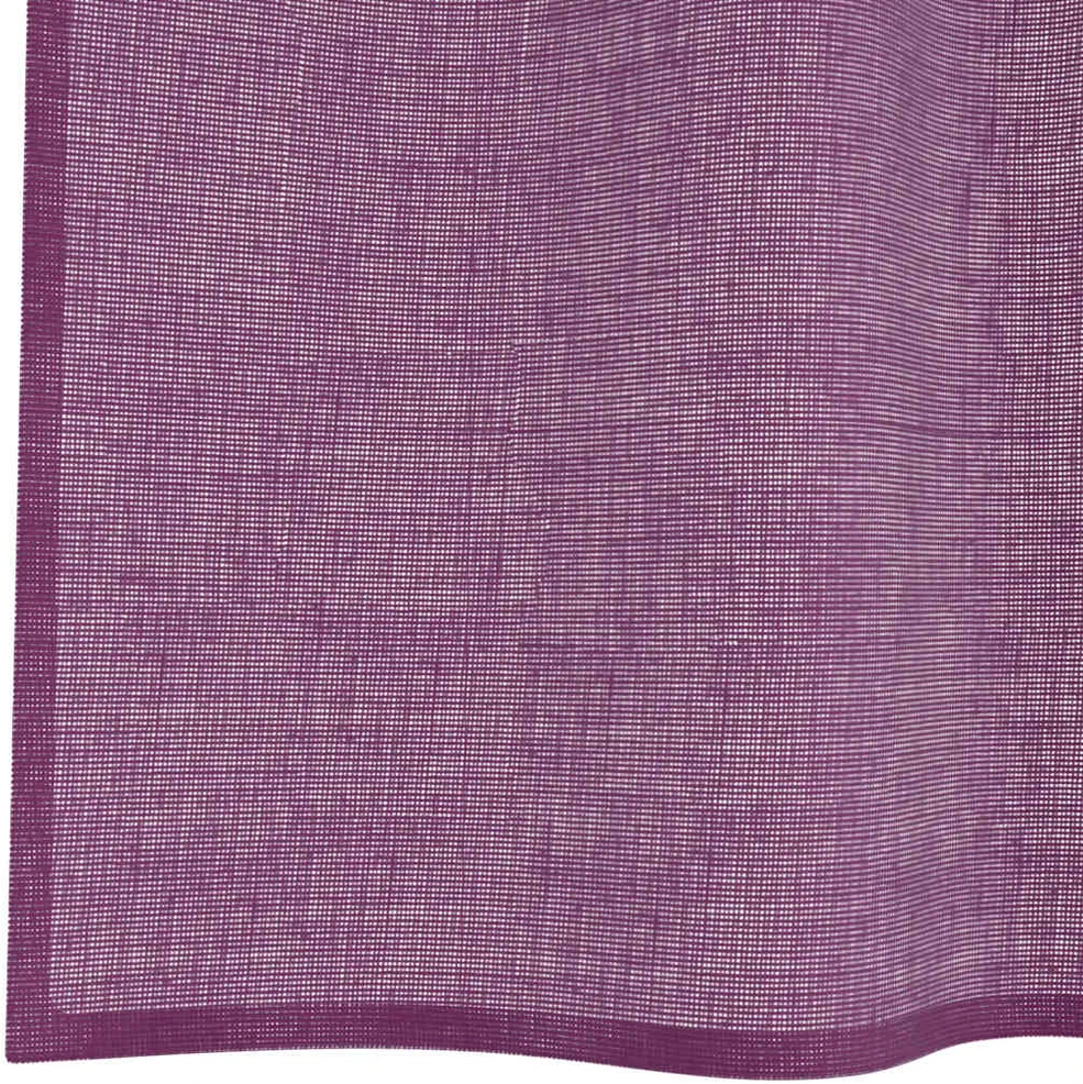 Voile užuolaidos su įvorėmis, 2vnt., violetinės sp., 140x140cm
