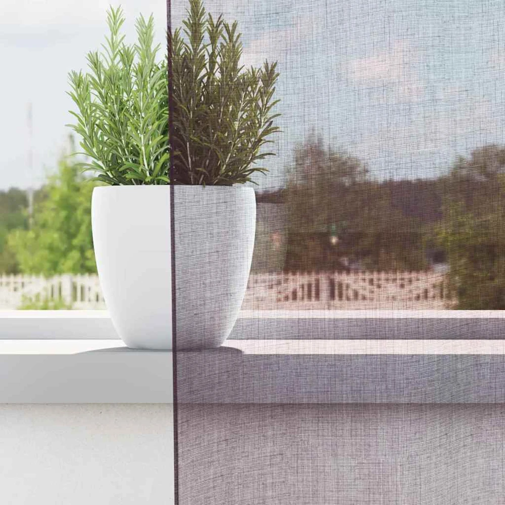 Voile užuolaidos su įvorėmis, 2vnt., violetinės sp., 140x300cm
