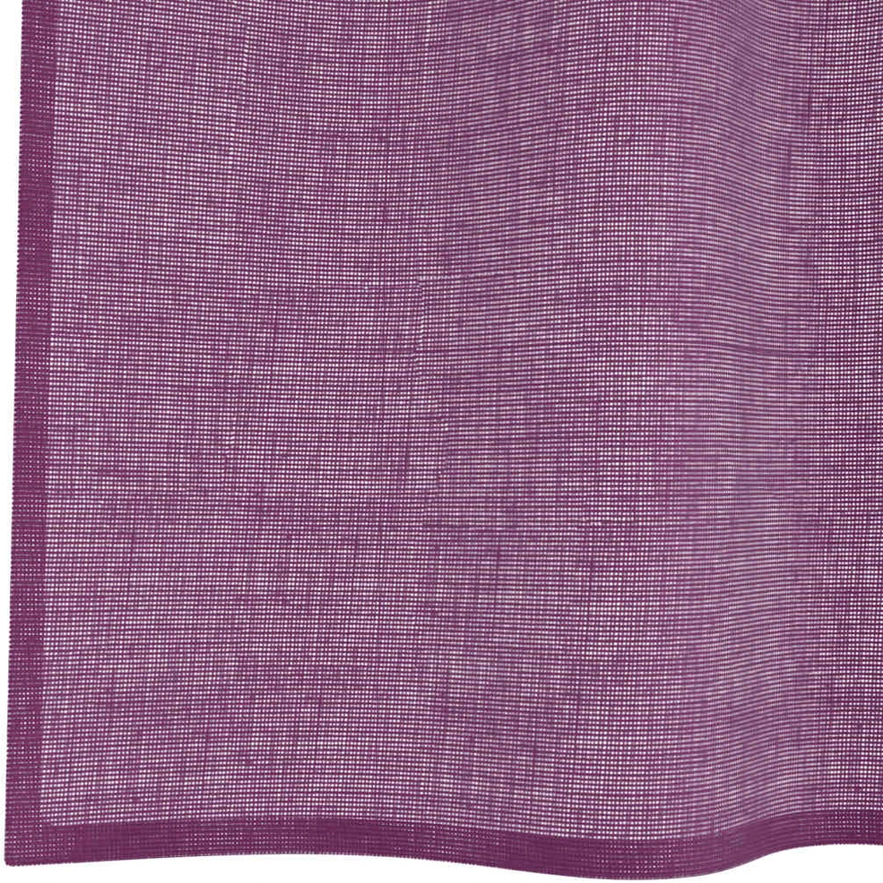 Voile užuolaidos su įvorėmis, 2vnt., violetinės sp., 140x175cm