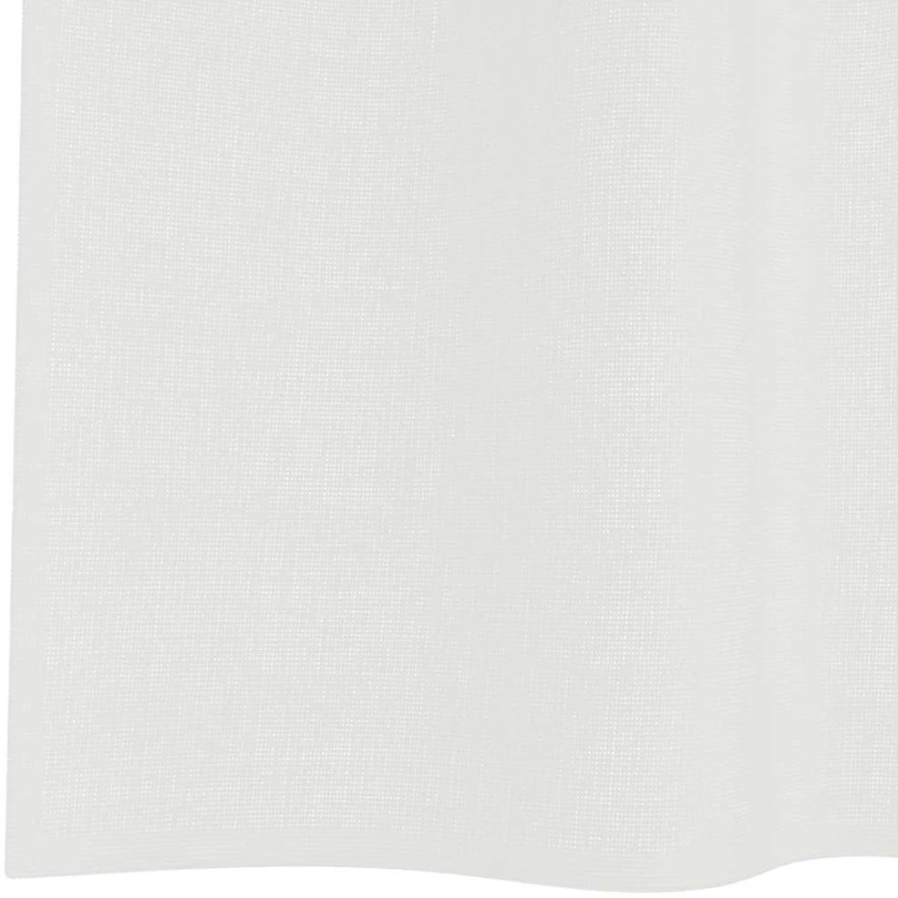 Voile užuolaidos su kilpomis, 2vnt., baltos spalvos, 140x175cm