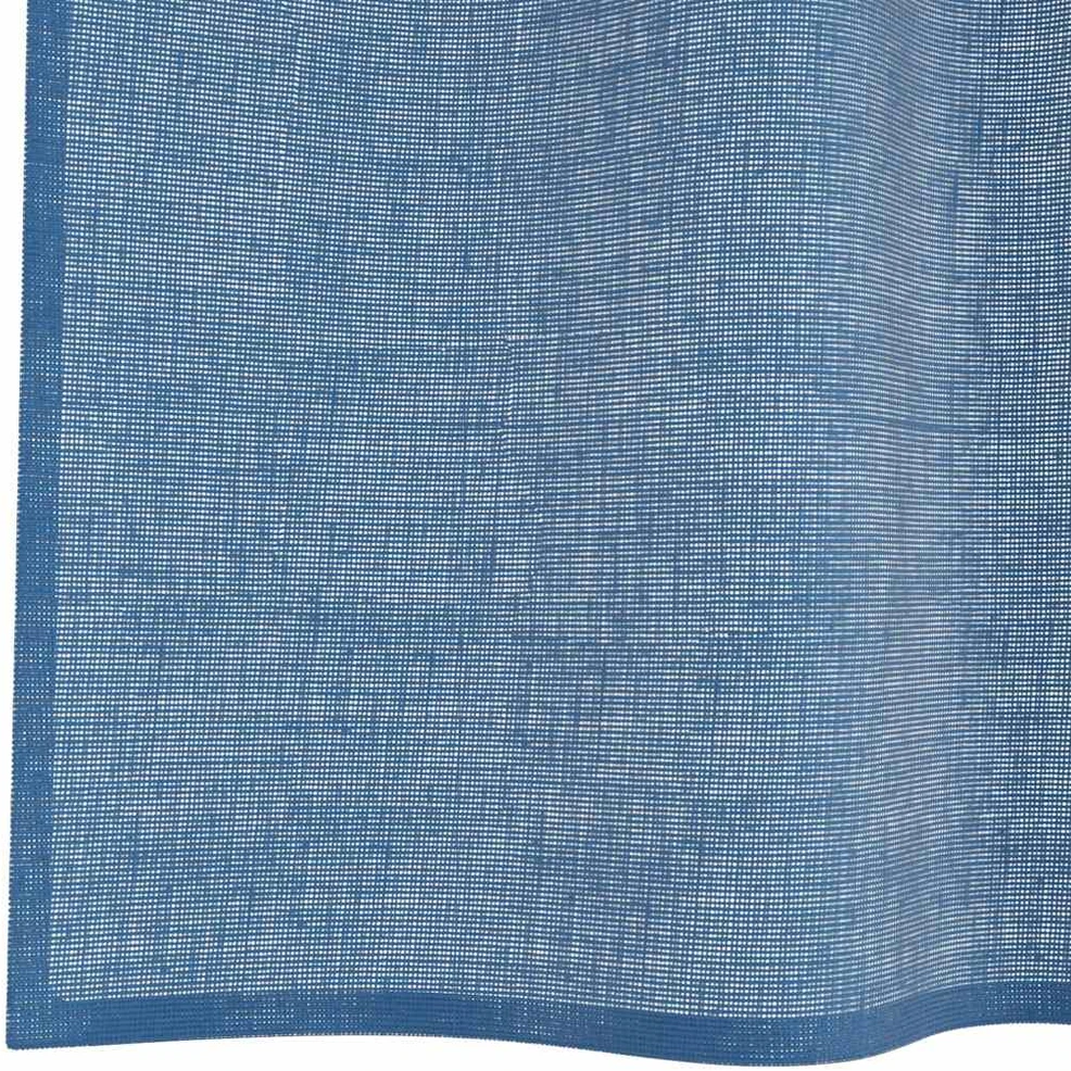 Voile užuolaidos su kilpomis, 2vnt., karališka mėlyna 140x245cm
