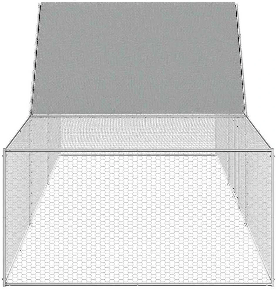 Voljeras viščiukams, 5x1x1,5m, galvanizuotas plienas