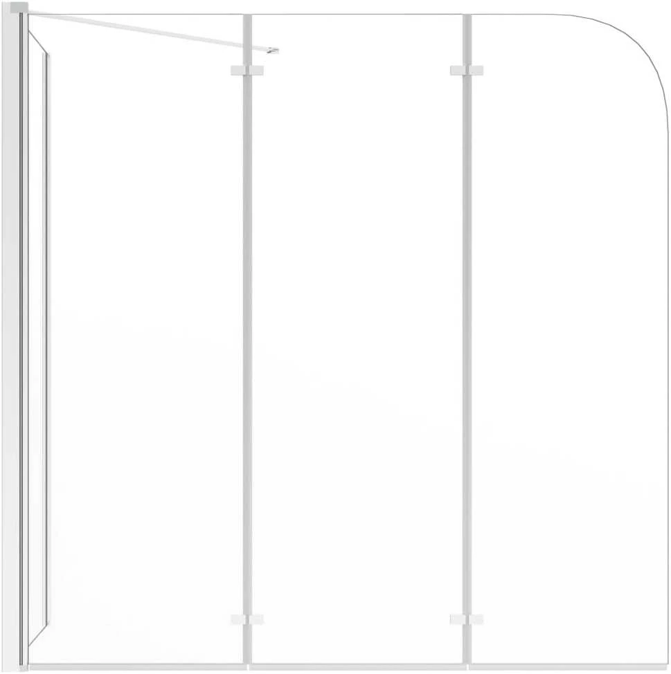 Vonios pertvara, skaidri, 120x69x130cm, grūdintas stiklas