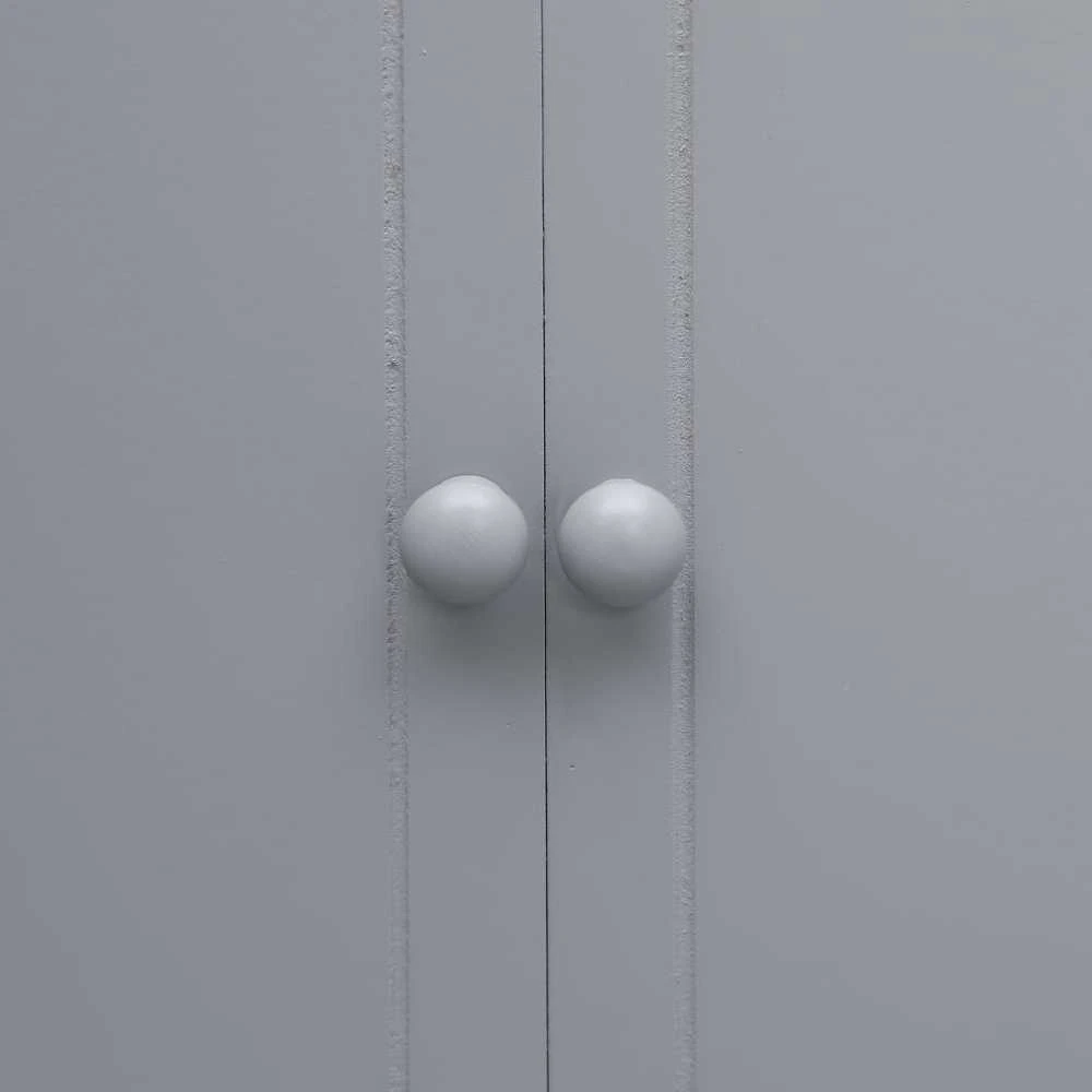 Vonios spintelė, pilka, 46x24x116cm, paulovnijos mediena