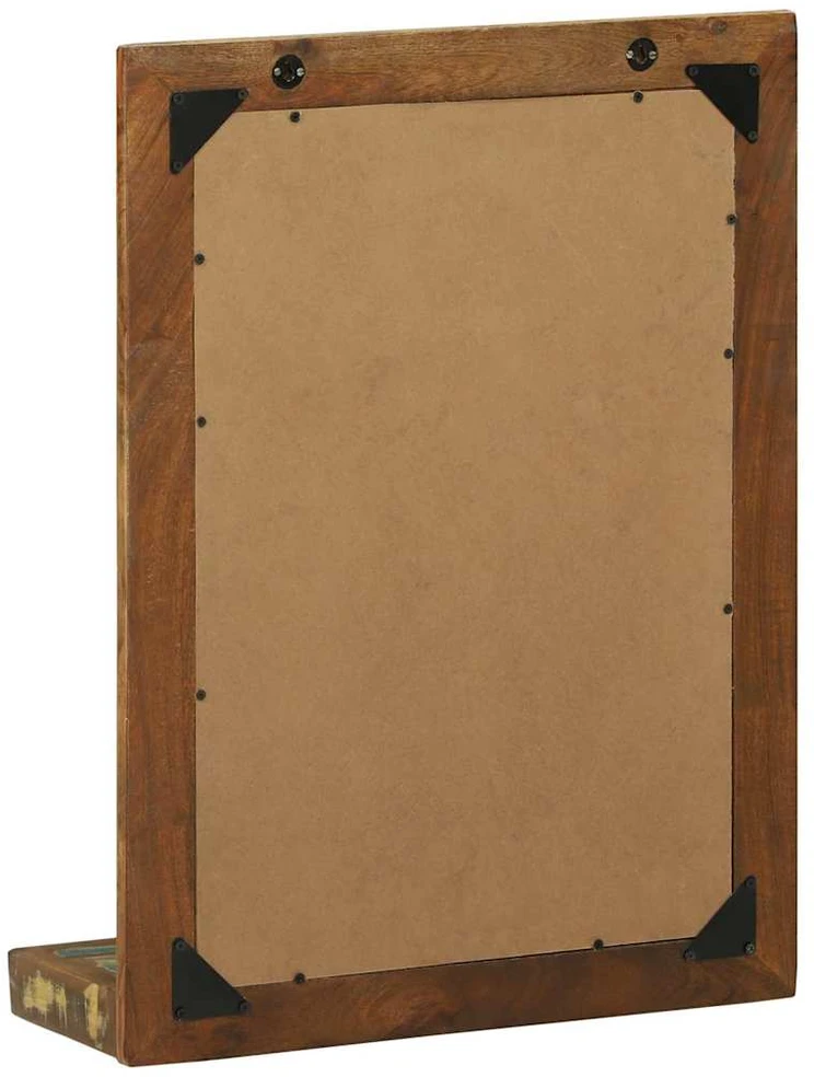 Vonios veidrodis Ruda 50 x 22 x 70 cm Kietas atkurtas medis