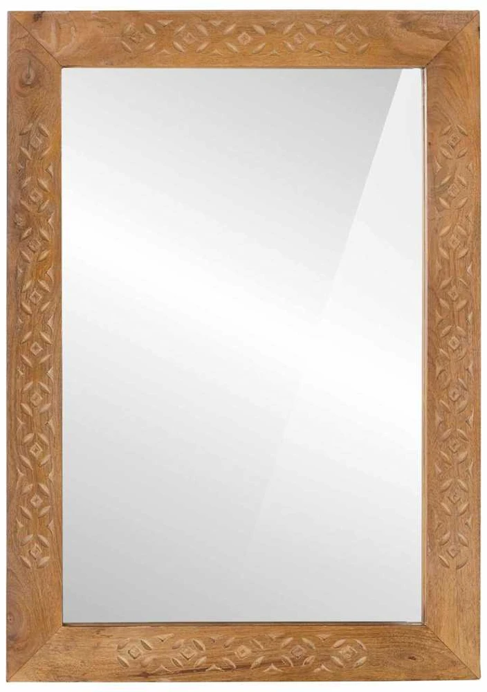 sieninis veidrodis 70 x 50 cm Apdirbta mediena ir stiklas