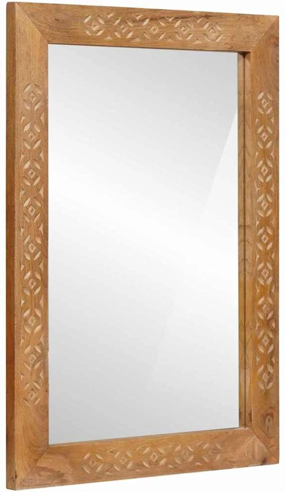 sieninis veidrodis 70 x 50 cm Apdirbta mediena ir stiklas