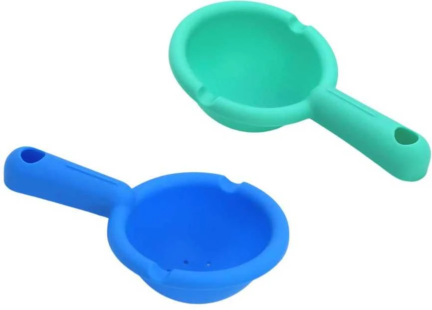 Besisukantis vonios žaislas Lean Toys su spalvingais dubenėliais