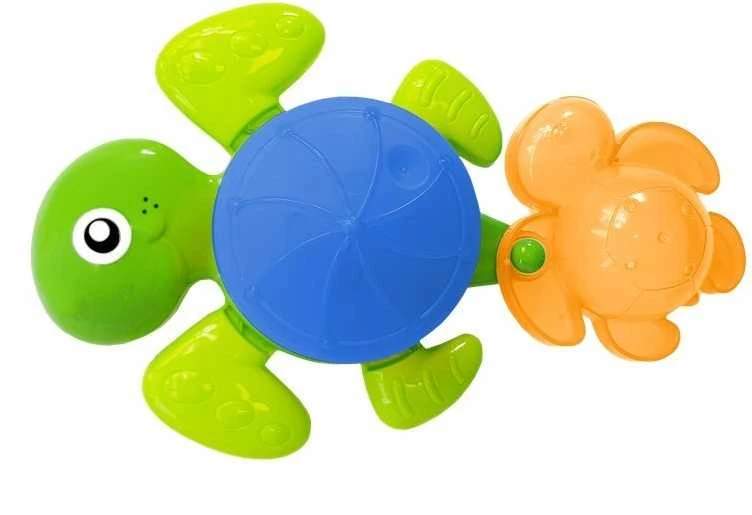 Lean Toys Vonios žaislų rinkinys su vėžliu ir jūros gyvūnais